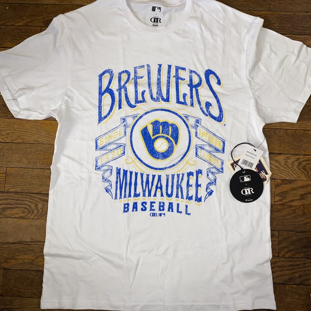 Darius Rucker’s Milwaukee Brewers Men’s Medium Tee NWT MLB
